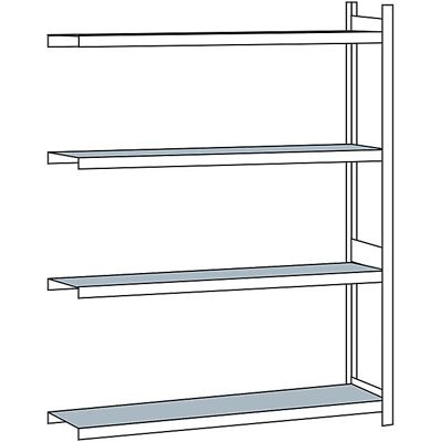 SCHULTE Stahlregal - Erweiterbar, 2500mm hoch, 2000mm breit - Regalsystem SCHULTE Stahlregal - Erweiterbar, 2500mm hoch, 2000mm breit - Regalsystem