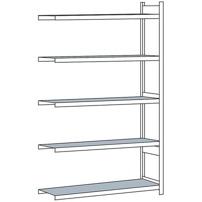 SCHULTE Stahlregal - 150x60x300cm - Schwerlast, verstellbar SCHULTE Stahlregal - 150x60x300cm - Schwerlast, verstellbar