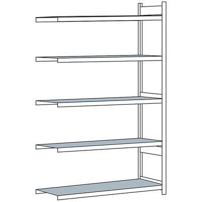 Estantería de Acero SCHULTE 150x80x300cm - Expandible y resistente Estantería de Acero SCHULTE 150x80x300cm - Expandible y resistente