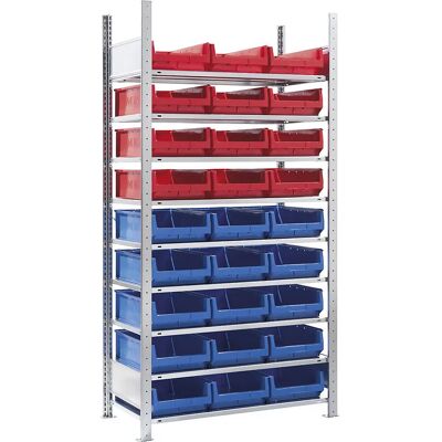 Scaffale Zincato Eurokraft Pro - Stoccaggio Piccoli Pezzi Scaffale Zincato Eurokraft Pro - Stoccaggio Piccoli Pezzi