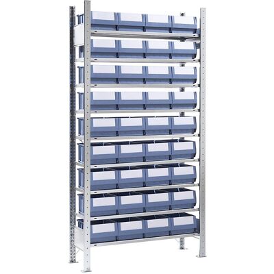 Estantería modular eurokraft pro con cajas - Estantería de almacenamiento Estantería modular eurokraft pro con cajas - Estantería de almacenamiento