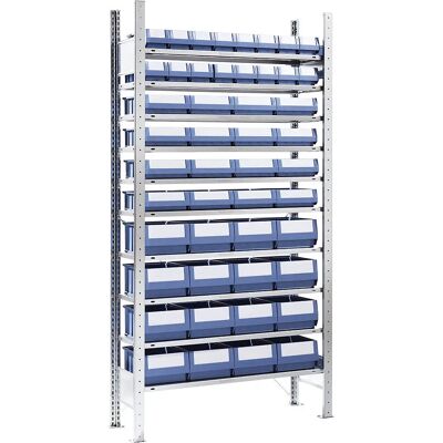 Eurokraft pro Scaffale modulare - 2000mm, 48 cassette, 10 ripiani - Scaffale Eurokraft pro Scaffale modulare - 2000mm, 48 cassette, 10 ripiani - Scaffale