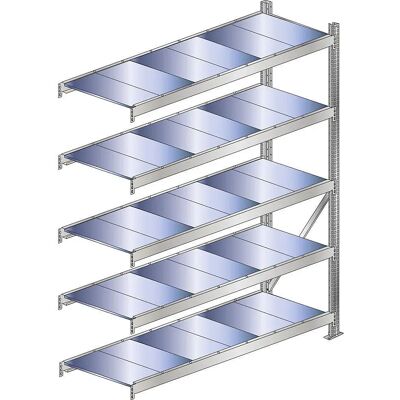 SCHULTE Estantería de Alta Resistencia - 5 Estantes - Acero Galvanizado SCHULTE Estantería de Alta Resistencia - 5 Estantes - Acero Galvanizado