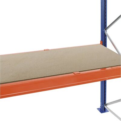 SCHULTE Holz-Spanplattenregal - Eingebaut, 1100mm Tiefe - 3900mm Länge - Regalauswahl SCHULTE Holz-Spanplattenregal - Eingebaut, 1100mm Tiefe - 3900mm Länge - Regalauswahl