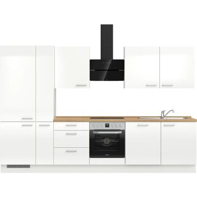 Nobilia Flash Premium Küchen-Set - Komplett, Weiß, Soft-Close Nobilia Flash Premium Küchen-Set - Komplett, Weiß, Soft-Close