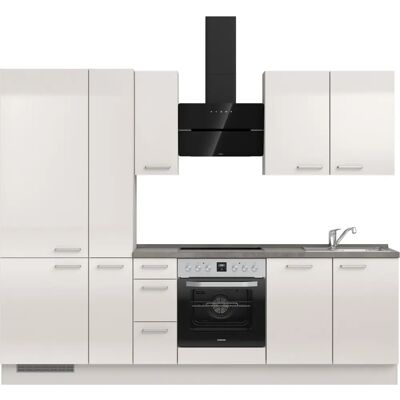 Nobilia Flash II/Premium Küche - Grau, Soft-close, 270cm Nobilia Flash II/Premium Küche - Grau, Soft-close, 270cm