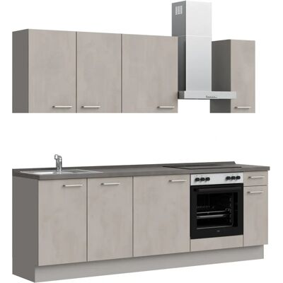 Nobilia Riva basic - Küchenzeile mit Spülenschrank links Nobilia Riva basic - Küchenzeile mit Spülenschrank links