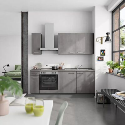 Nobilia Riva basic - Küche mit Grau-Finish Nobilia Riva basic - Küche mit Grau-Finish