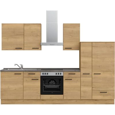 Nobilia Structura basic Küchenzeile - Komplett Braun Nobilia Structura basic Küchenzeile - Komplett Braun
