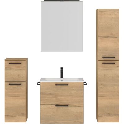 Nobilia - Tolvina - Eiche Sierra Nachbildung - Bathroom furniture set Nobilia - Tolvina - Eiche Sierra Nachbildung - Bathroom furniture set