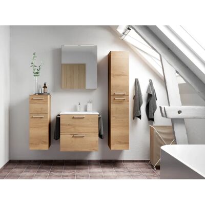 NOBILIA Tolvina Eiche Sierra Waschtisch-Set - Wandmontage NOBILIA Tolvina Eiche Sierra Waschtisch-Set - Wandmontage
