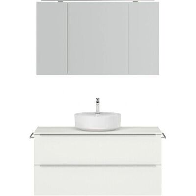 NOBILIA Alvene - Alpinweiß - 120.3x184.2x48.5 cm - Badmöbel-Set NOBILIA Alvene - Alpinweiß - 120.3x184.2x48.5 cm - Badmöbel-Set