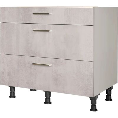 Nobilia Riva Unterschrank - Höhenverstellbare Füße - 90cm Breit Nobilia Riva Unterschrank - Höhenverstellbare Füße - 90cm Breit