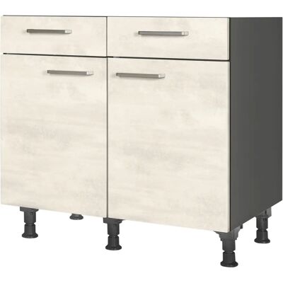 Nobilia - Riva - 90 cm - 2 Türen - Unterschrank Nobilia - Riva - 90 cm - 2 Türen - Unterschrank