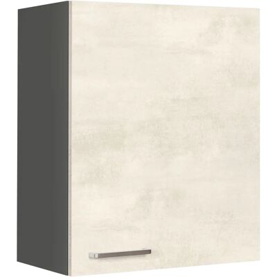 Nobilia Riva Hängeschrank - Soft-Close, 1 Tür, Weiß & Grau Nobilia Riva Hängeschrank - Soft-Close, 1 Tür, Weiß & Grau
