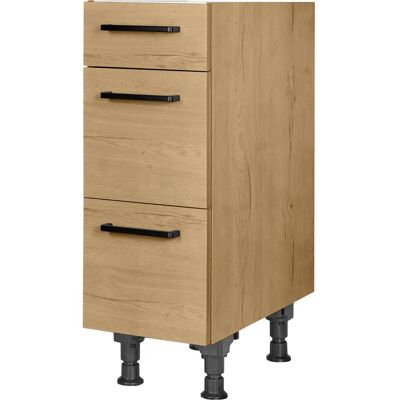 Nobilia Structura Unterschrank - 30x87x58,3cm - Braun & Sierra Nobilia Structura Unterschrank - 30x87x58,3cm - Braun & Sierra