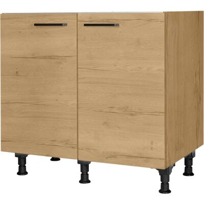 NOBILIA Structura Küchenschrank - 90x87x58,3cm Braun Sierra Eiche NOBILIA Structura Küchenschrank - 90x87x58,3cm Braun Sierra Eiche