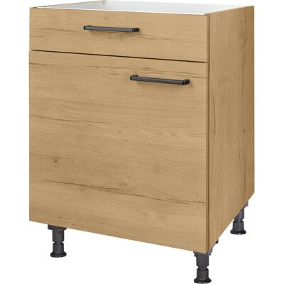 NOBILIA Structura Küchenunterschrank - Selbstschließend, Verstellbar, Veneer-Finish NOBILIA Structura Küchenunterschrank - Selbstschließend, Verstellbar, Veneer-Finish