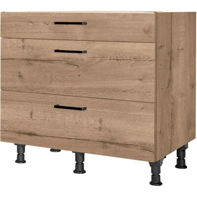 Nobilia Structura - Havanna Eiche - 90x87x58 cm - Unterschrank Nobilia Structura - Havanna Eiche - 90x87x58 cm - Unterschrank