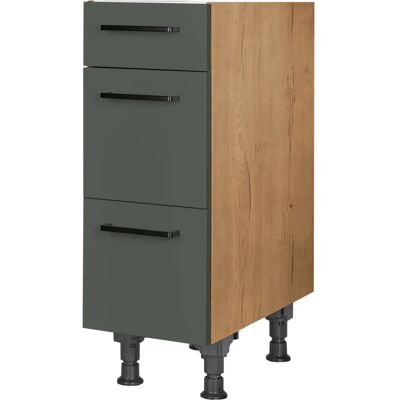 nobilia - Easytouch - Mineralgrün ultramatt - 30 cm - Unterschrank nobilia - Easytouch - Mineralgrün ultramatt - 30 cm - Unterschrank