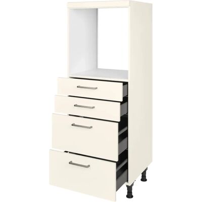 Nobilia Touch Küchenunterschrank - Magnolia supermatt, 60cm Nobilia Touch Küchenunterschrank - Magnolia supermatt, 60cm