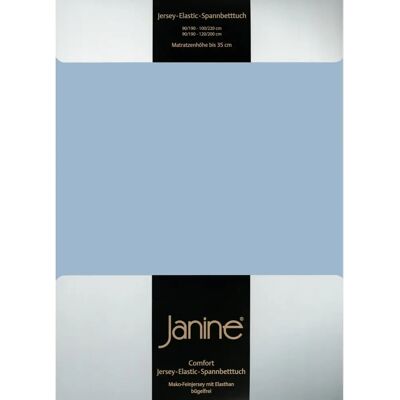 Janine Hochwertiges Elastisches Spannbettlaken - 180-200x200-220cm - Blau Janine Hochwertiges Elastisches Spannbettlaken - 180-200x200-220cm - Blau