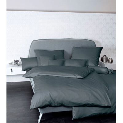 Janine Mako-Satin Grau Bettwäsche - Bettwäsche Janine Mako-Satin Grau Bettwäsche - Bettwäsche