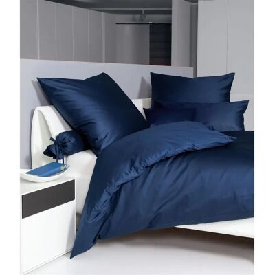 Janine Mako-Satin Bettwäsche - Marine - Bettwäsche Janine Mako-Satin Bettwäsche - Marine - Bettwäsche