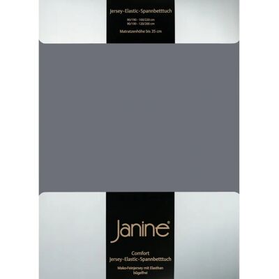 Janine Elastic 5002 - Spannbettlaken - Grau - Matratzenbezug Janine Elastic 5002 - Spannbettlaken - Grau - Matratzenbezug