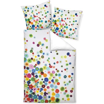 Janine Modern Art 42030 Bettwäsche - Mako Satin, Bunt, 135x200cm Janine Modern Art 42030 Bettwäsche - Mako Satin, Bunt, 135x200cm
