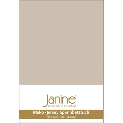 JANINE Mako-Feinjersey Spannbettlaken - 140x200cm-160x200cm-26cm JANINE Mako-Feinjersey Spannbettlaken - 140x200cm-160x200cm-26cm