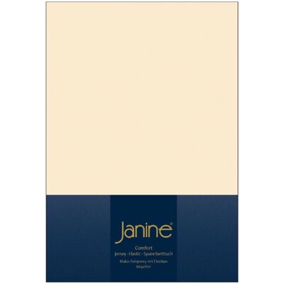 Janine Beiges Jersey-Elasthan Spannbettlaken - Bettwäsche Janine Beiges Jersey-Elasthan Spannbettlaken - Bettwäsche