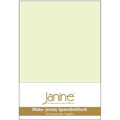 Janine Mako-Feinjersey Spannbettlaken - Bettlaken - Grün Janine Mako-Feinjersey Spannbettlaken - Bettlaken - Grün