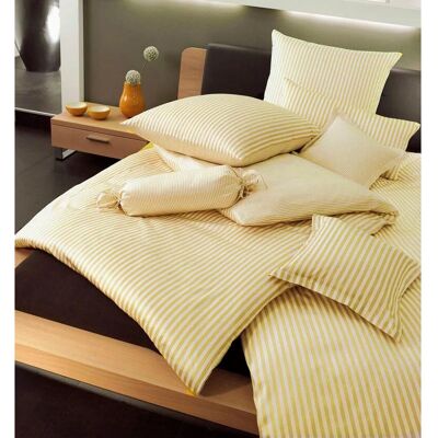 Janine Mako-Satin Kissenbezug - Gestreift - 80x40cm Janine Mako-Satin Kissenbezug - Gestreift - 80x40cm