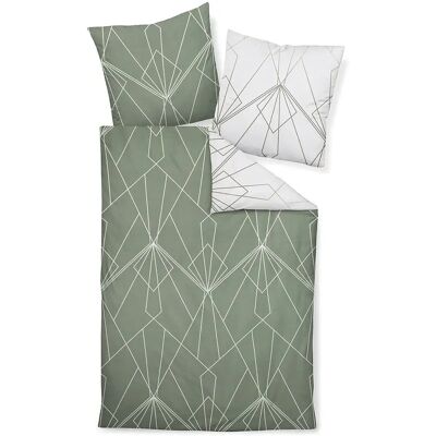 Janine Wendebettwäsche aus Baumwolle Mako-Satin - Bettset Janine Wendebettwäsche aus Baumwolle Mako-Satin - Bettset