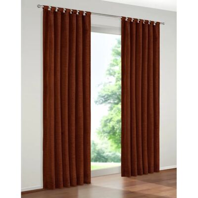 WIRTH Trondheim 328 g/m² braun (schoko) Thermo-Chenille Vorhang - 172x225 cm WIRTH Trondheim 328 g/m² braun (schoko) Thermo-Chenille Vorhang - 172x225 cm