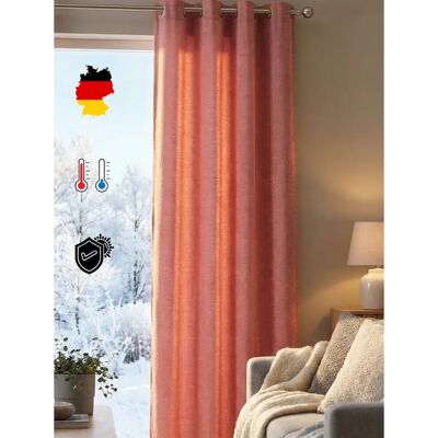 WIRTH Trondheim 328 g/m² Rosa Vorhang - Fensterdekoration WIRTH Trondheim 328 g/m² Rosa Vorhang - Fensterdekoration