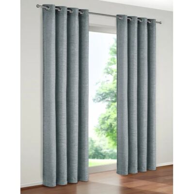 WIRTH Trondheim 328 g/m² - Chenille, Blau, 172x200cm - Vorhang WIRTH Trondheim 328 g/m² - Chenille, Blau, 172x200cm - Vorhang