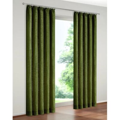 WIRTH Trondheim 234 g/m² Grün Vorhang - Gardine WIRTH Trondheim 234 g/m² Grün Vorhang - Gardine