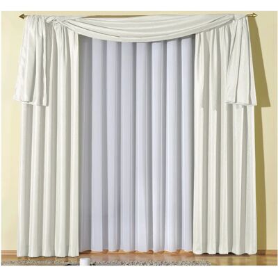 WIRTH Janine Beige Vorhang - Jacquard, Ösen, 135x145cm WIRTH Janine Beige Vorhang - Jacquard, Ösen, 135x145cm