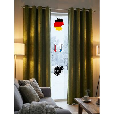 WIRTH Trondheim 328 g/m² - Geräuschdämmend, Thermo-Chenille Gardine WIRTH Trondheim 328 g/m² - Geräuschdämmend, Thermo-Chenille Gardine