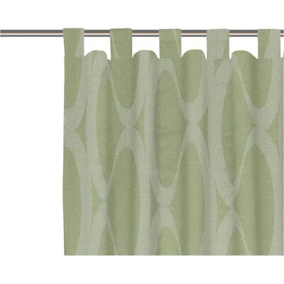WIRTH Lahstedt Grüner Vorhang - Rechteckig, 135x145cm, Jacquard WIRTH Lahstedt Grüner Vorhang - Rechteckig, 135x145cm, Jacquard