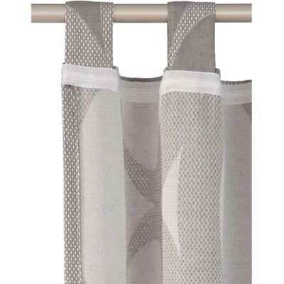 WIRTH Lahstedt Vorhang - Jacquard Muster - 135x245cm - Grau WIRTH Lahstedt Vorhang - Jacquard Muster - 135x245cm - Grau