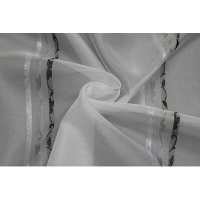 WIRTH Chloé Grauer Vorhang - 225x600 cm, Polyester, Muster WIRTH Chloé Grauer Vorhang - 225x600 cm, Polyester, Muster