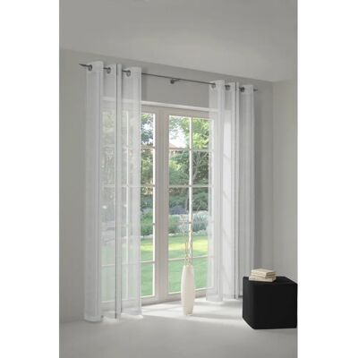 WIRTH Chloé Graue Muster Gardine - Vorhang WIRTH Chloé Graue Muster Gardine - Vorhang