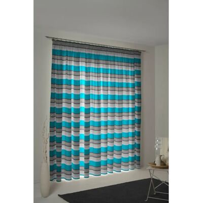 WIRTH Menorca - Türkis Gardine - 135x145cm WIRTH Menorca - Türkis Gardine - 135x145cm