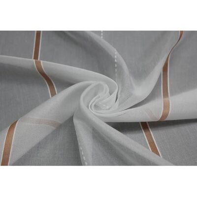 WIRTH Betsy Orange Vorhang - Halbtransparente Polyester Gardine WIRTH Betsy Orange Vorhang - Halbtransparente Polyester Gardine