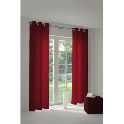 WIRTH Toco-Uni Gardinen - 270x245cm - rot - energiesparend WIRTH Toco-Uni Gardinen - 270x245cm - rot - energiesparend