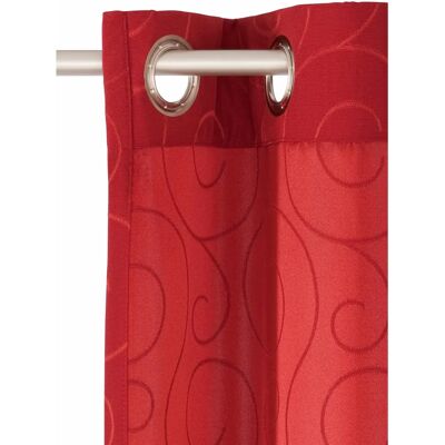 WIRTH NEUFAHRN Vorhang - Modernes Jacquard, 135x175cm, Rot WIRTH NEUFAHRN Vorhang - Modernes Jacquard, 135x175cm, Rot