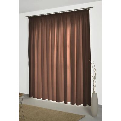 WIRTH NEUFAHRN Braune Gardine 135x245cm Jacquard Modern WIRTH NEUFAHRN Braune Gardine 135x245cm Jacquard Modern